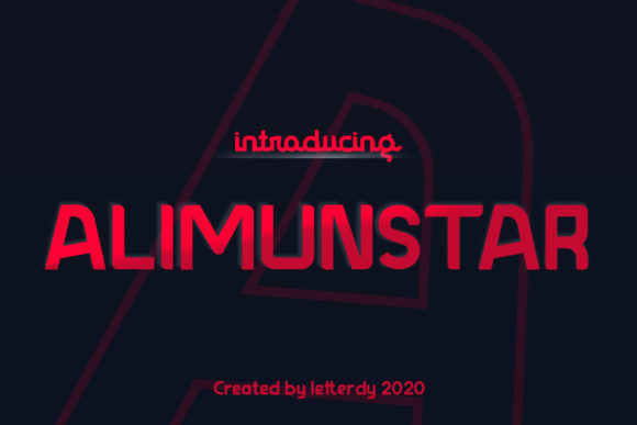 Alimunstar: A Display Font for Bold Branding