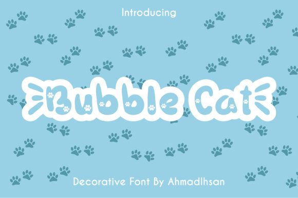 Bubble Cat: A Playful Display Font for Campaign Creativity