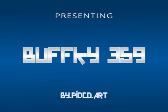 Buffky 359: A Bold Display Font for Editorial Elegance