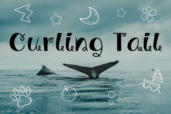 Curling Tail Display Font Review