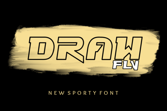Draw Fly: A Bold Display Font for Impactful Campaigns