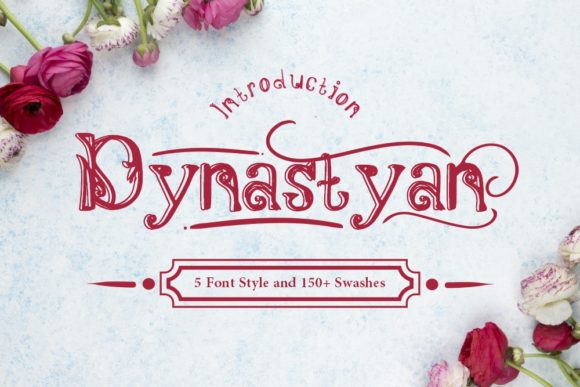 Dynastyan: A Vintage Font That Elevates Brand Identity