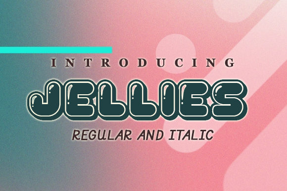 Jellies: A Playful Display Font for Modern Editorial Design