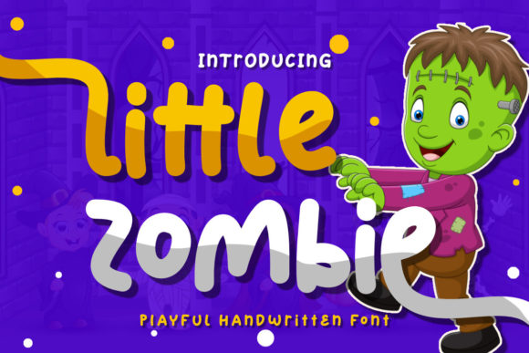 Little Zombie Font: A Quirky Addition to Handmade Creations
