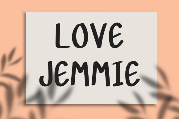 Love Jemmie: A Joyful Display Font for Editorial Projects