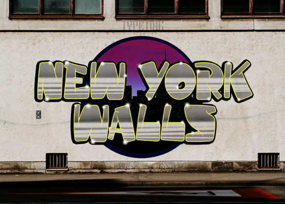New York Walls Font for Editorial Design