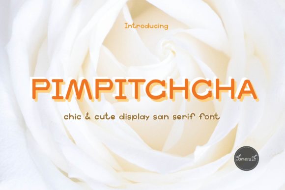 Pimpitchcha: A Playful Display Font for Creative Projects