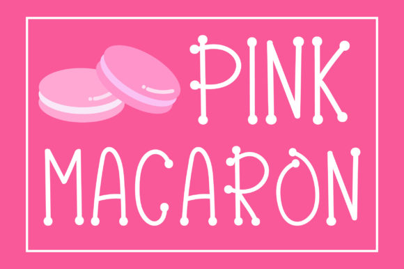 Pink Macaron Font Review for Branding Projects