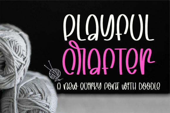 Playful Crafter Font for Handmade Projects