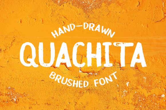 Quachita: A Rustic Display Font for Handmade Creations