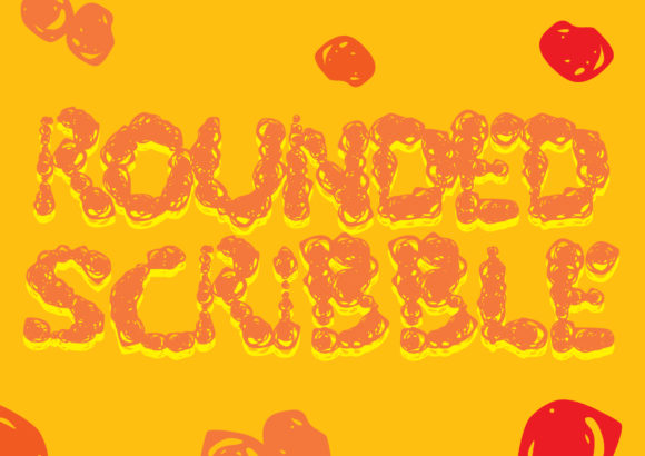Rounded Scribble Font for Handmade Creations