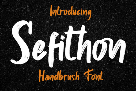 Sefithon Display Font for Web Design