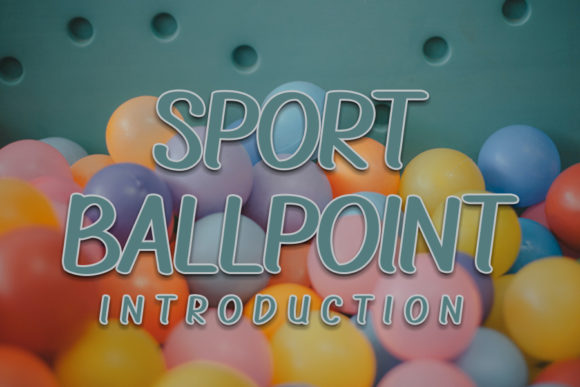 Sport Ballpoint Font for Web Design