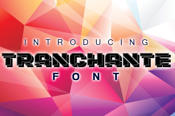 Tranchante: A Bold Display Font for Creative Branding