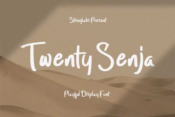Twenty Senja: A Versatile Display Font for Editorial Design