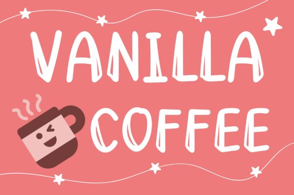 Vanilla Coffee: A Delightful Display Font for Editorial Projects