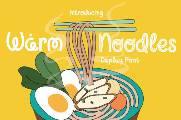 Warm Noodles: A Playful Font for Bold Campaigns
