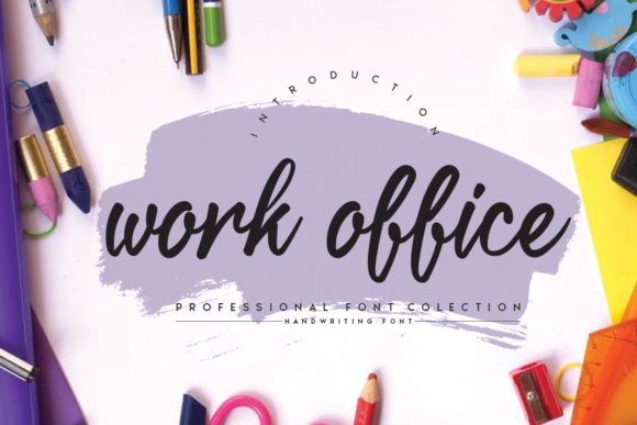 Work Office: A Graceful Display Font for Editorial Design