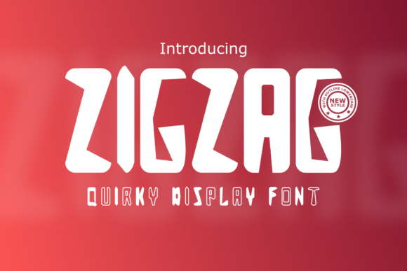 Zigzag: A Joyful Display Font for Editorial Design